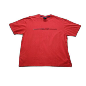 Tommy Hilfiger American Classic Red Logo T shirt Size Large